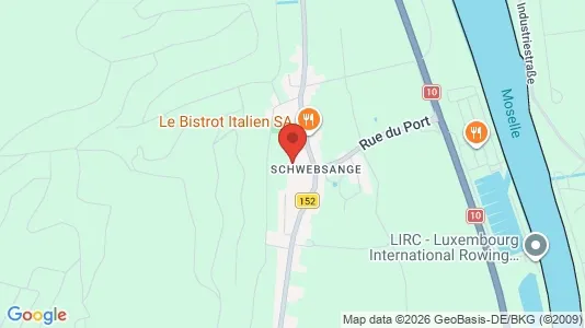 Liikekiinteistöt Myynnissä i Schengen - Kuva Google Street Viewstä
