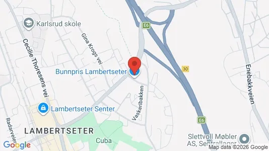 Büros zur Miete i Oslo Nordstrand – Foto von Google Street View