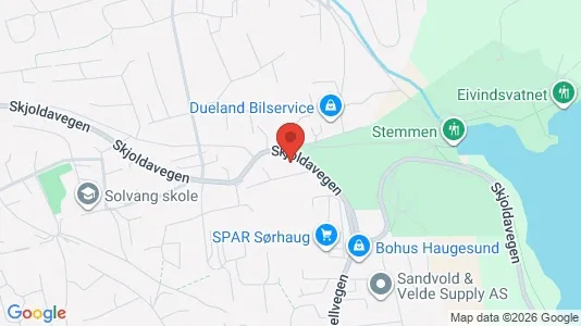 Commercial properties for sale i Haugesund - kort over placeringen