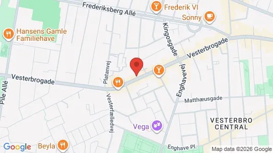 Bedrijfsruimtes te huur i Vesterbro - kort over placeringen