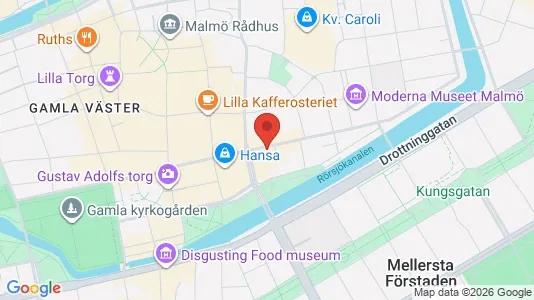 Kontorlokaler til leje i Malmø Centrum - Foto fra Google Street View
