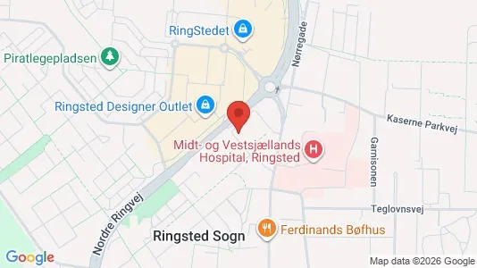 Coworking spaces zur Miete i Ringsted - kort over placeringen