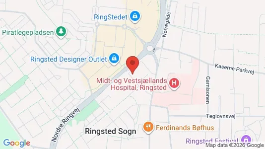 Coworking spaces zur Miete i Ringsted - kort over placeringen