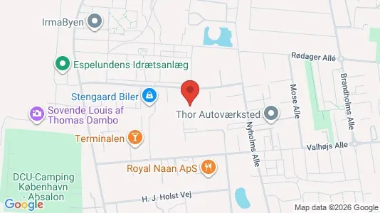 Coworking spaces for rent i Rødovre - kort over placeringen