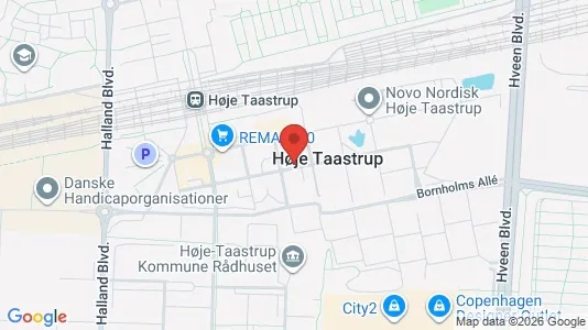 Kontorhoteller til leje i Taastrup - kort over placeringen