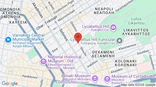 Office spaces for rent i Athens Exarchia - kort over placeringen