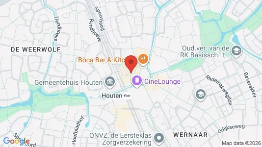 Commercial properties for rent i Houten - kort over placeringen