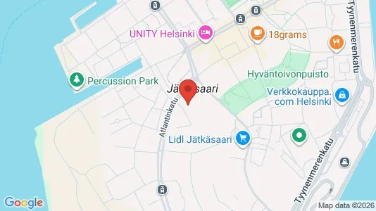 Lokaler til leje i Helsinki Eteläinen - kort over placeringen