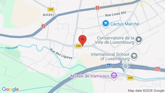 Warehouses for rent i Luxembourg - Photo from Google Street View