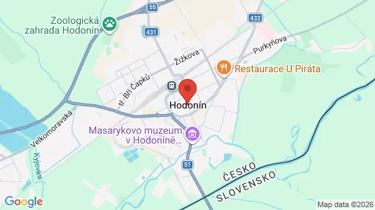 Gewerbeflächen zur Miete i Hodonín – Foto von Google Street View