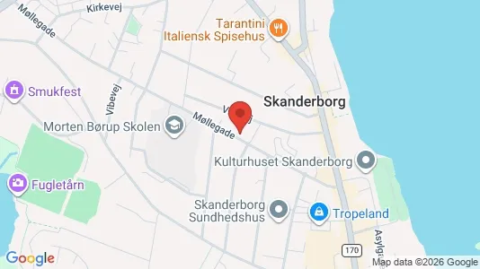 Lagerlokaler för uthyrning i Skanderborg – Foto från Google Street View