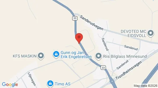 Lagerlokaler til salg i Eidsvoll - Foto fra Google Street View