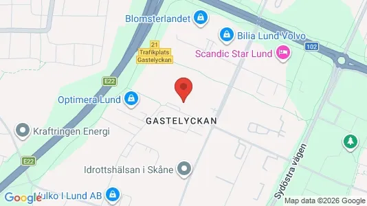 Kontorer til leie i Lund – Bilde fra Google Street View