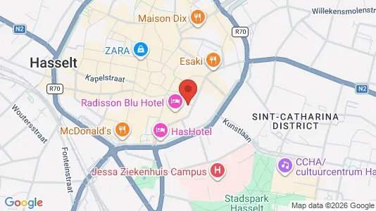 Gewerbeflächen zur Miete i Hasselt – Foto von Google Street View
