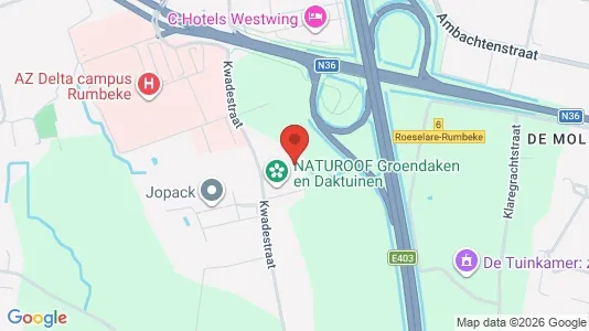 Büros zur Miete i Roeselare - kort over placeringen