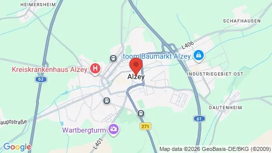 Lokaler til leje i Alzey-Worms - Foto fra Google Street View