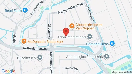 Nieruchomości komercyjne Na sprzedaż i Ridderkerk - kort over placeringen