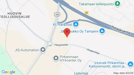 Kontorslokaler för uthyrning i Birkala - kort over placeringen