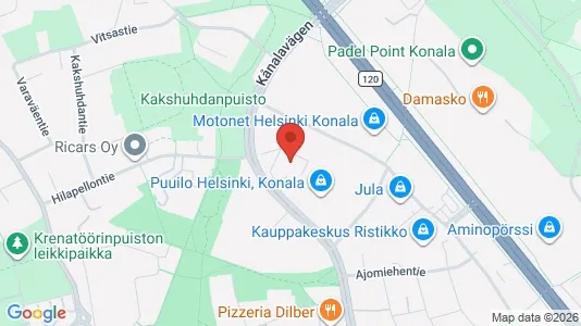 Office spaces for rent i Helsinki Läntinen - kort over placeringen