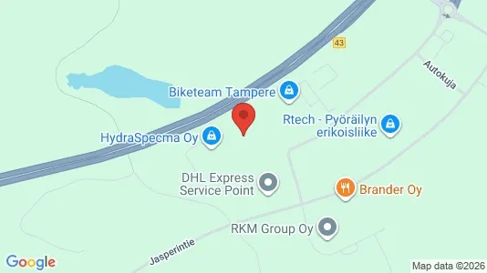 Lager til leie i Pirkkala – Bilde fra Google Street View