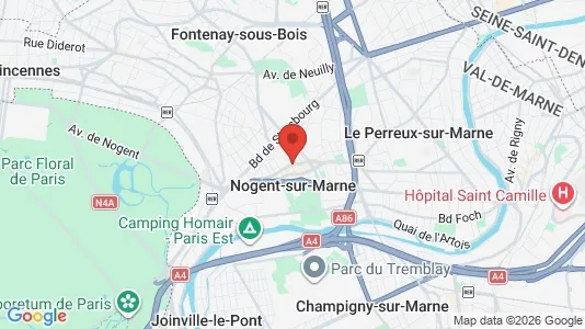Büros zur Miete i Nogent-sur-Marne – Foto von Google Street View