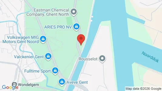 Warehouses for rent i Stad Gent - kort over placeringen
