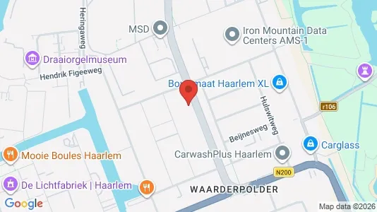 Espacios de oficina En venta i Haarlem - kort over placeringen