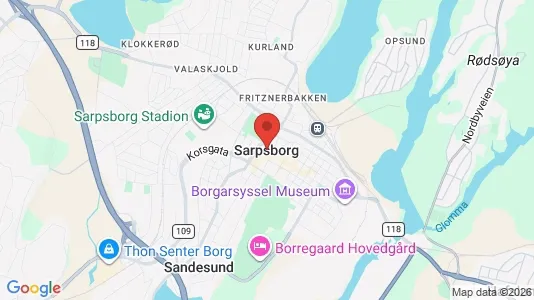 Industrilokaler för uthyrning i Sarpsborg – Foto från Google Street View