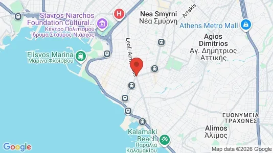 Sklepy Do wynajęcia i Palaio Faliro - kort over placeringen