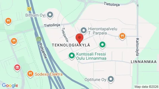 Företagslokaler för uthyrning i Uleåborg – Foto från Google Street View