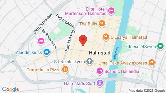 Liikekiinteistöt Vuokrattavana i Halmstad - Kuva Google Street Viewstä