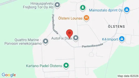 Industrilokaler för uthyrning i Borgå – Foto från Google Street View