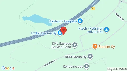 Lager til leie i Pirkkala – Bilde fra Google Street View