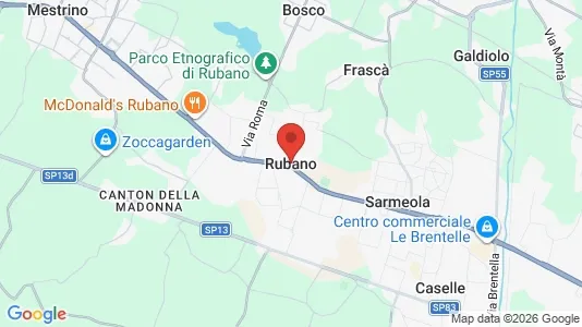 Kaupat Vuokrattavana i Rubano - Kuva Google Street Viewstä