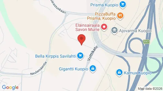 Office spaces for rent i Kuopio - kort over placeringen