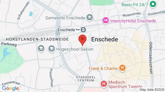 Kontorslokaler för uthyrning i Enschede – Foto från Google Street View