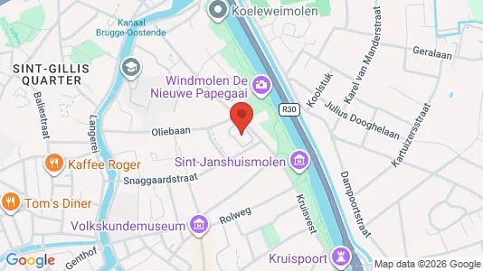 Kontorer til leie i Brugge – Bilde fra Google Street View