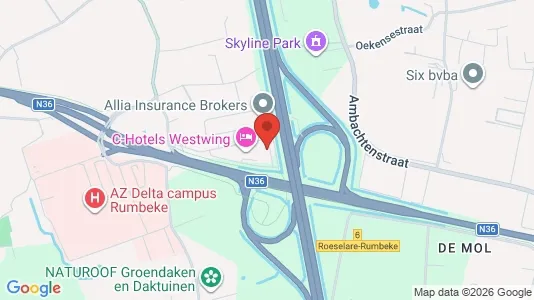 Kontorer til leie i Roeselare – Bilde fra Google Street View