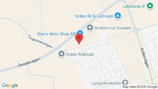 Warehouses for rent i Lerum - kort over placeringen