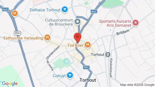 Bedrijfsruimtes te huur i Torhout - Foto uit Google Street View