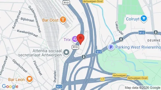 Espacios de oficina En alquiler i Amberes Borgerhout - kort over placeringen