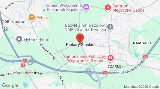 Lager til leie i Piekary Śląskie – Bilde fra Google Street View