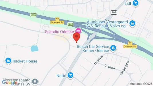 Varastot Vuokrattavana i Odense SV - Kuva Google Street Viewstä