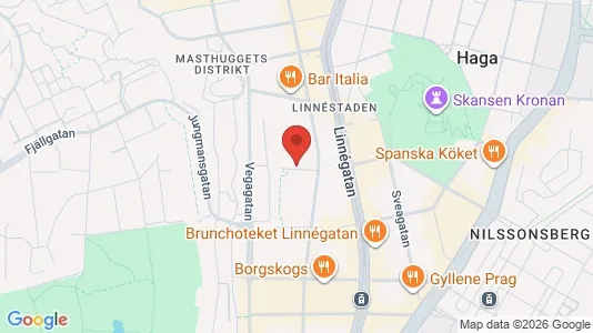 Lokaler til leje i Gøteborg Centrum - kort over placeringen