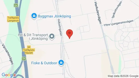 Lager til leie i Jönköping – Bilde fra Google Street View