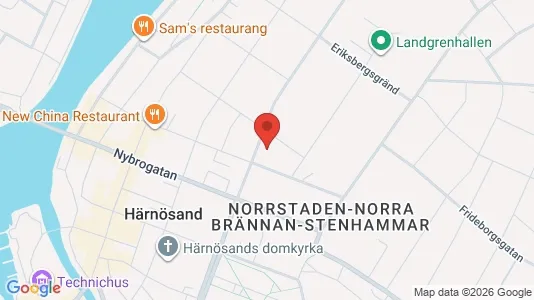Toimistotilat Vuokrattavana i Härnösand - kort over placeringen