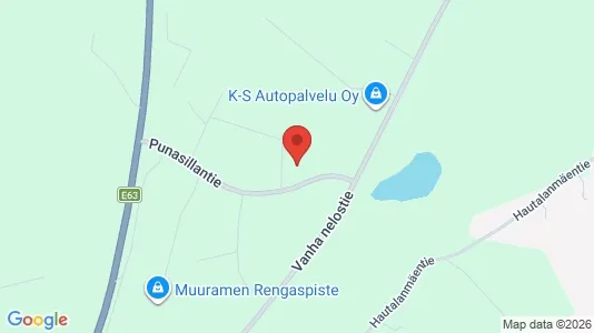 Lagerlokaler til leje i Muurame - kort over placeringen