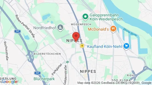 Kontorlokaler til leje i Köln Nippes - Foto fra Google Street View