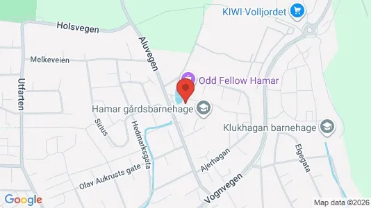 Toimistotilat Vuokrattavana i Hamar - kort over placeringen