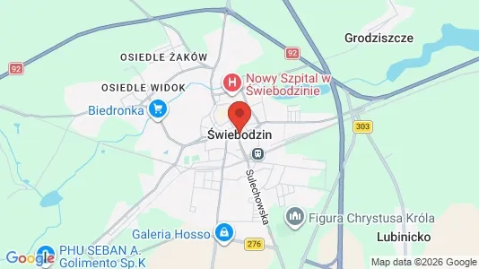 Lagerlokaler til leje i Świebodziński - Foto fra Google Street View